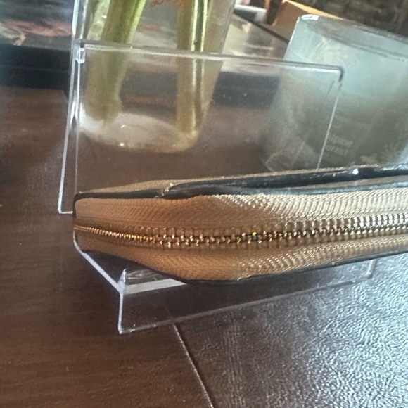 Tory Burch Harper Tan Zip Around Continental Wallet Luxury - Picture 4 of 11